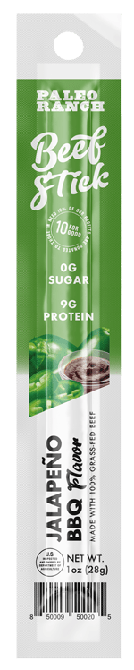 Jalapeno BBQ, paleo ranch Jalapeno BBQ protein sticks, Jalapeno BBQ beef sticks, Jalapeno BBQ protein sticks, jalapeno beef sticks, jalapeno protein sticks, paleo protein sticks, protein sticks, beef sticks, protein beef sticks, jalapeno beef sticks, bbq beef sticks, bbq protein sticks, paleo sticks, paleo snacks